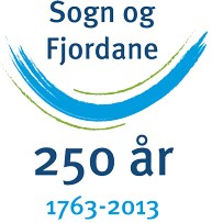 Logo Sogn og Fjordane 250 år.